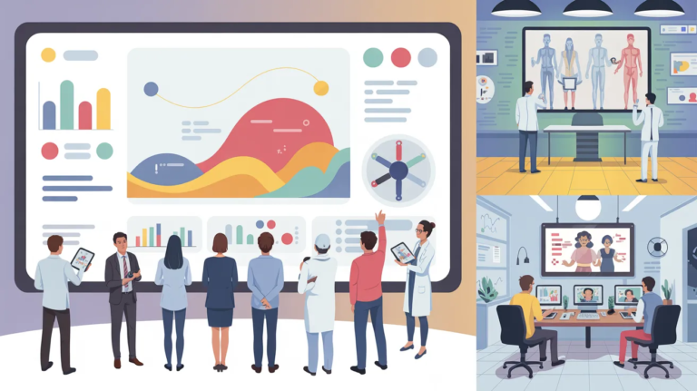 Use of animation to simplify complex ideas.
