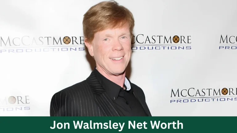 Jon Walmsley Net Worth